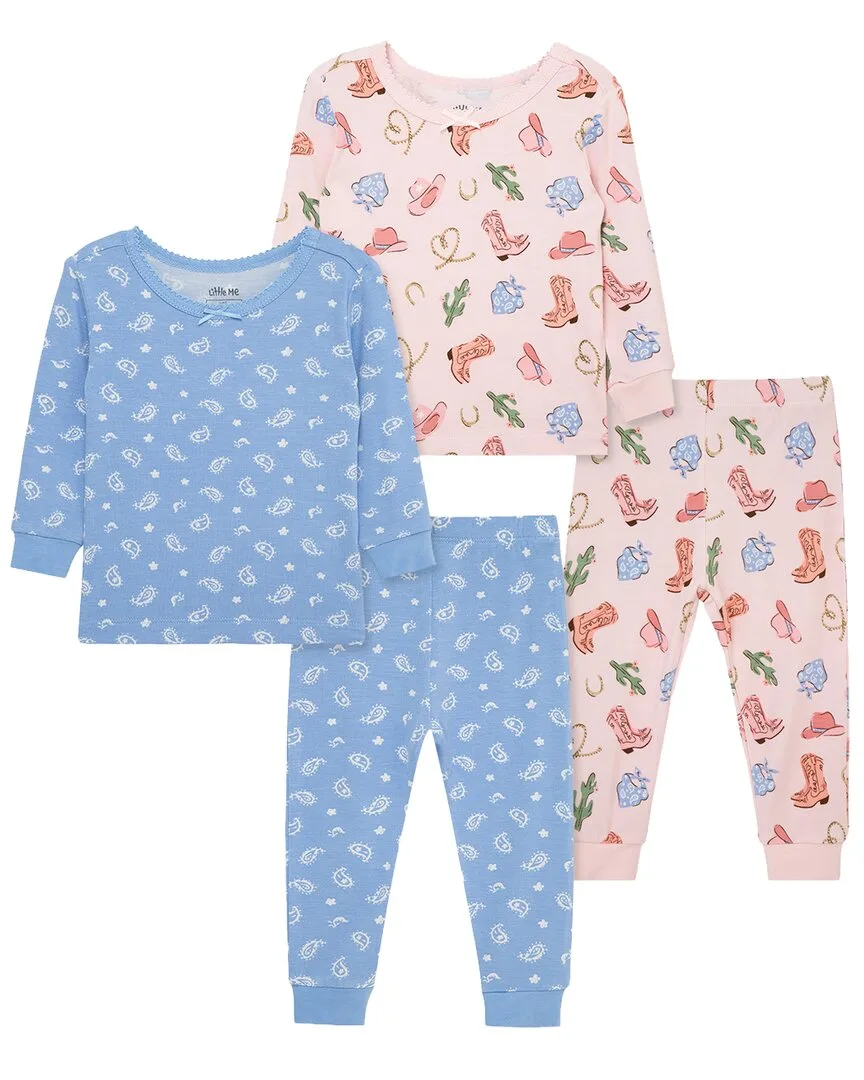 4Pc Cowgirl Bamboo Pajama Set by Little Me