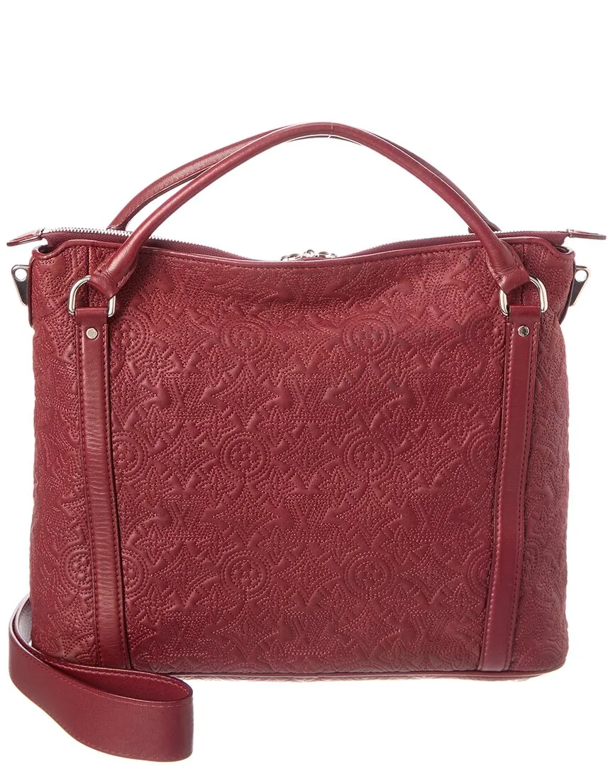 Red Leather Antheria Ixia (authentic Pre-Loved) by Louis Vuitton