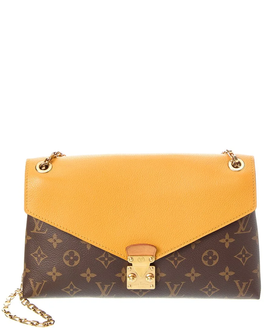 Yellow Monogram Canvas Pallas Chain Bag (authentic Pre-Loved) by Louis Vuitton