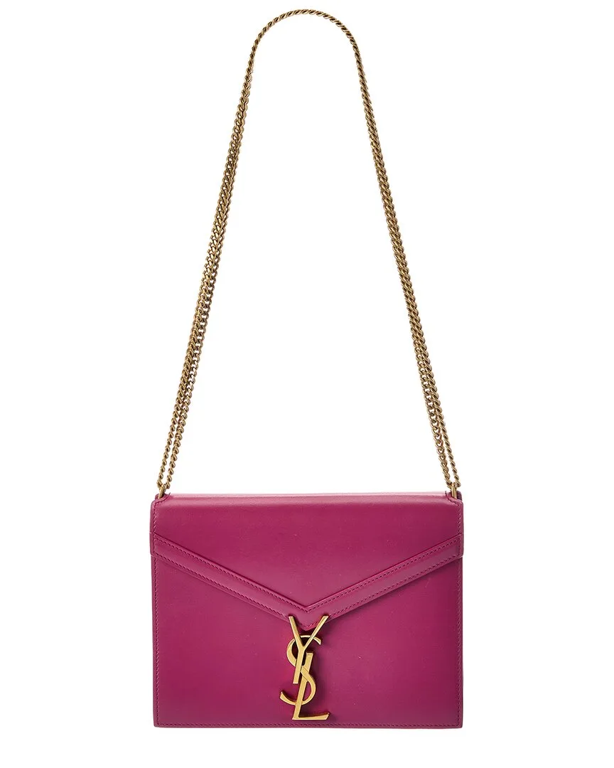 Purple Calfskin Leather Cassandra Chain Bag (authentic Pre-Loved) by Saint Laurent