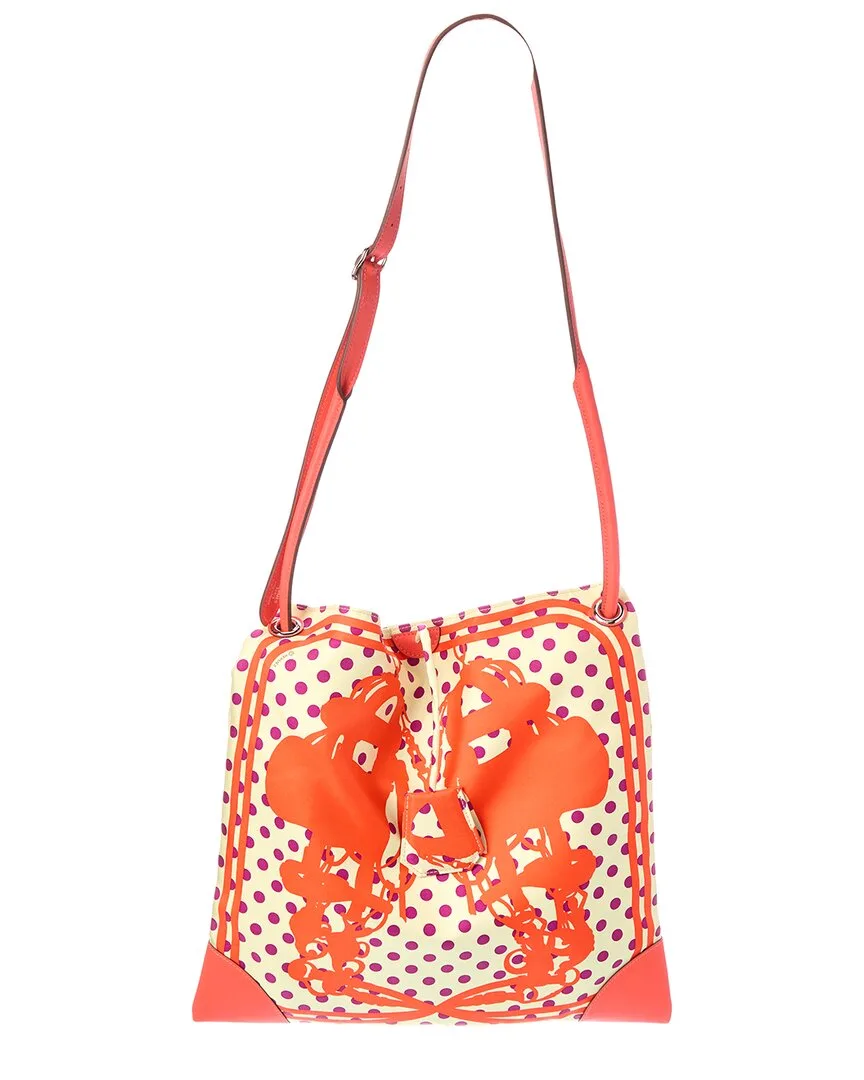 Orange Silk Silky City Pm (authentic Pre-Loved) by Herms