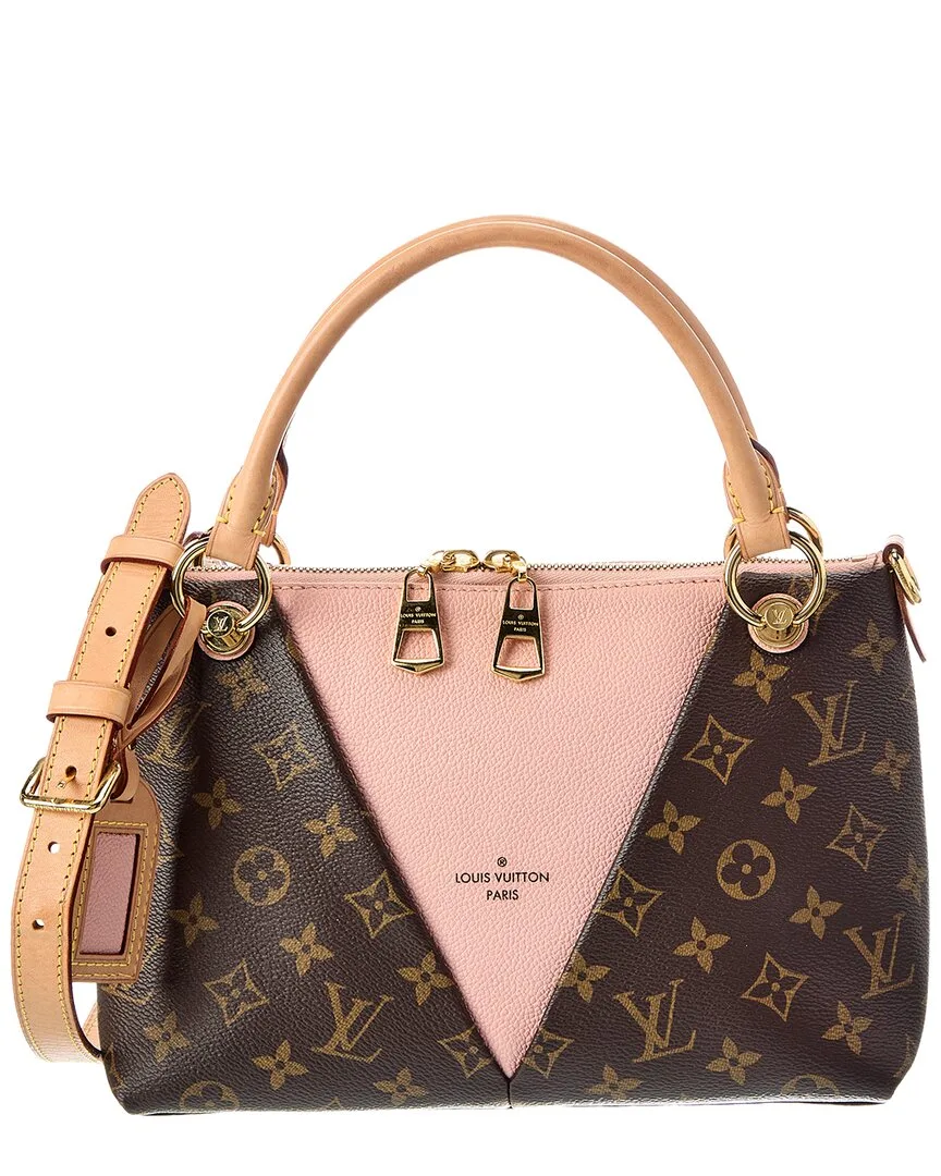 Pink Monogram Canvas V Tote Bb (authentic Pre-Loved) by Louis Vuitton