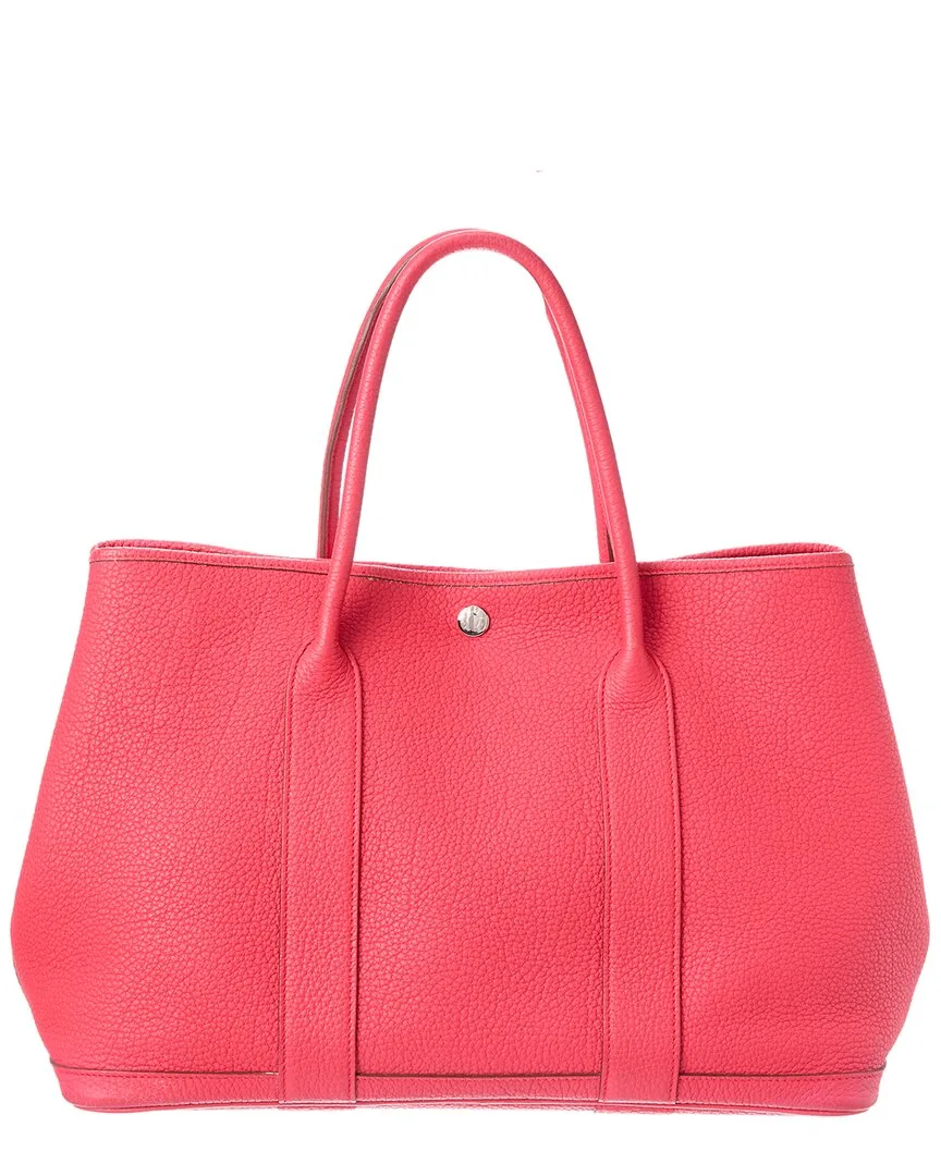 Pink Negonda Leather Garden Party Pm (authentic Pre-Loved)