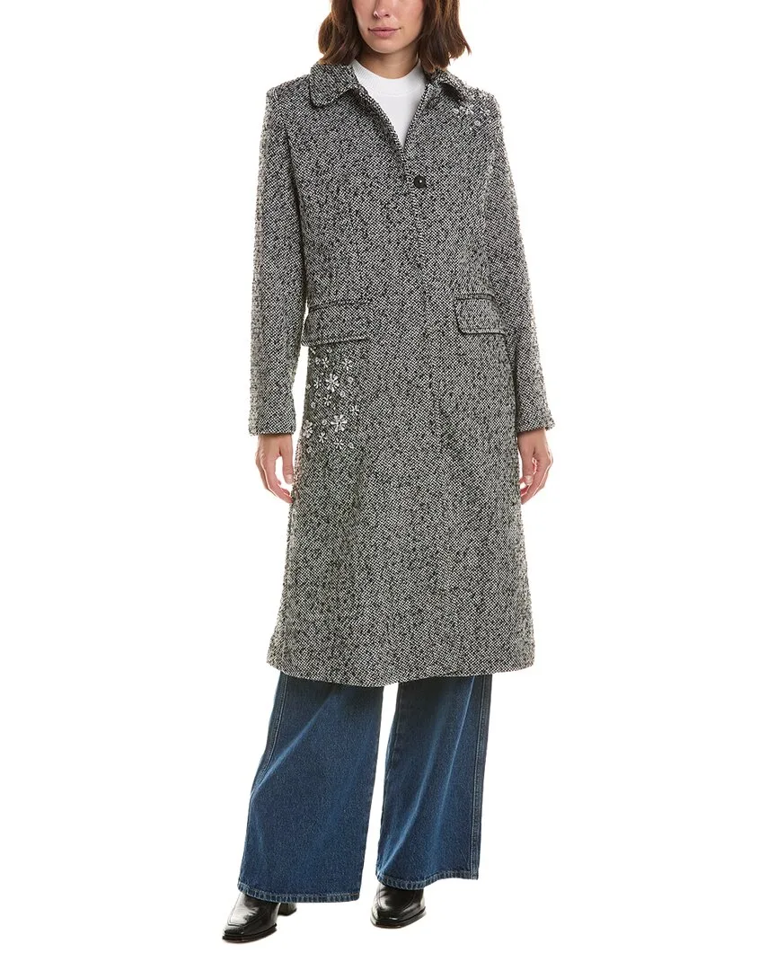 Ladylike Wool-Blend Coat by CeCe