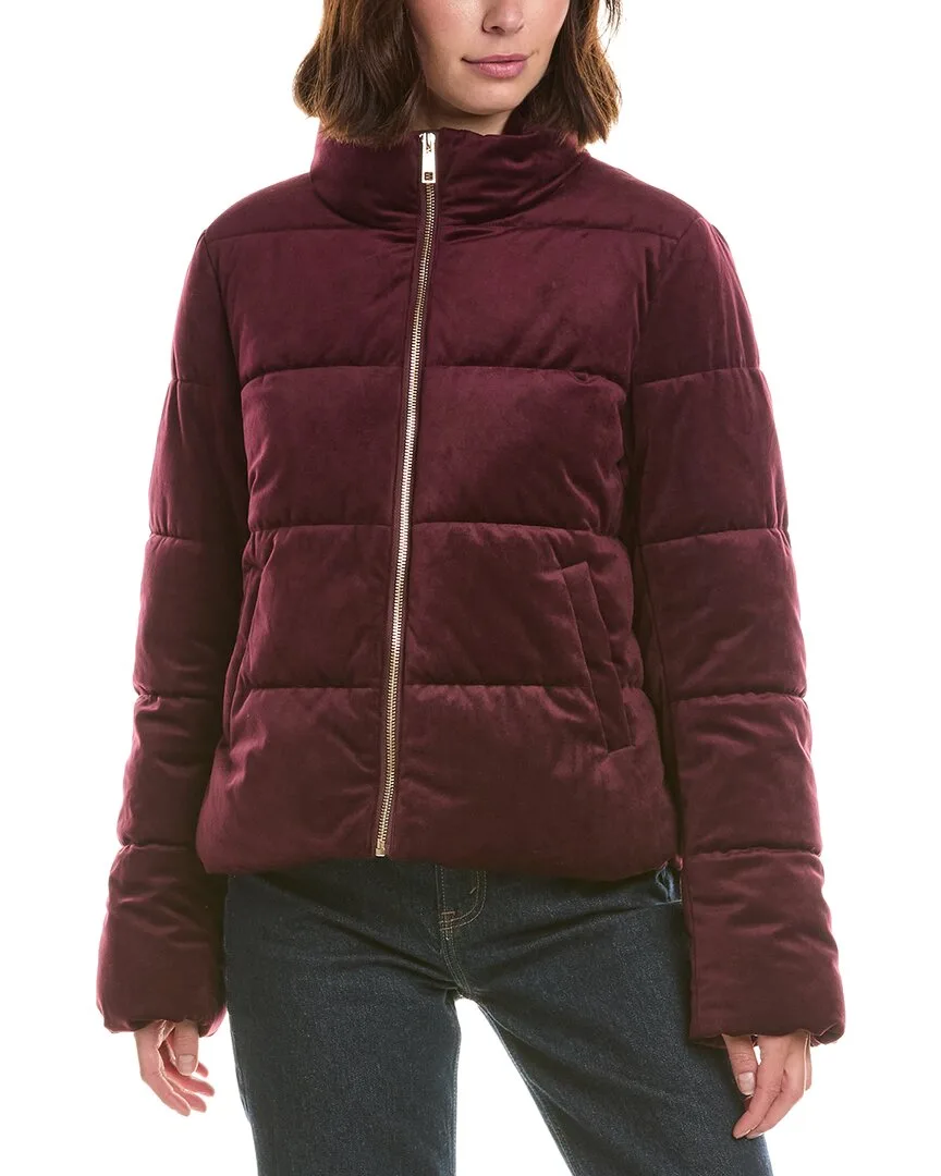 Velvet Puffer Jacket by CeCe