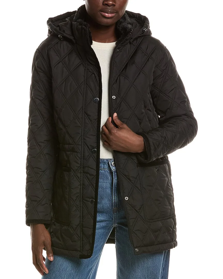 Snowchic Diamond Quilt Coat