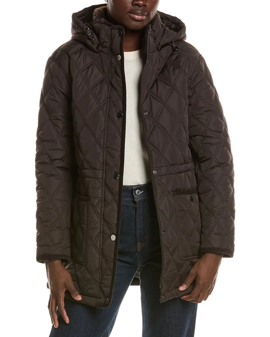 Snowchic Diamond Quilt Coat