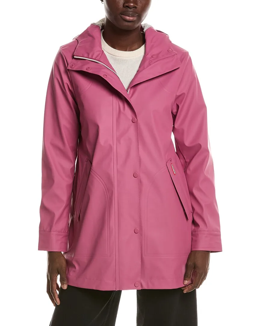 Acacia Rubberized Mid Length Rain Jacket