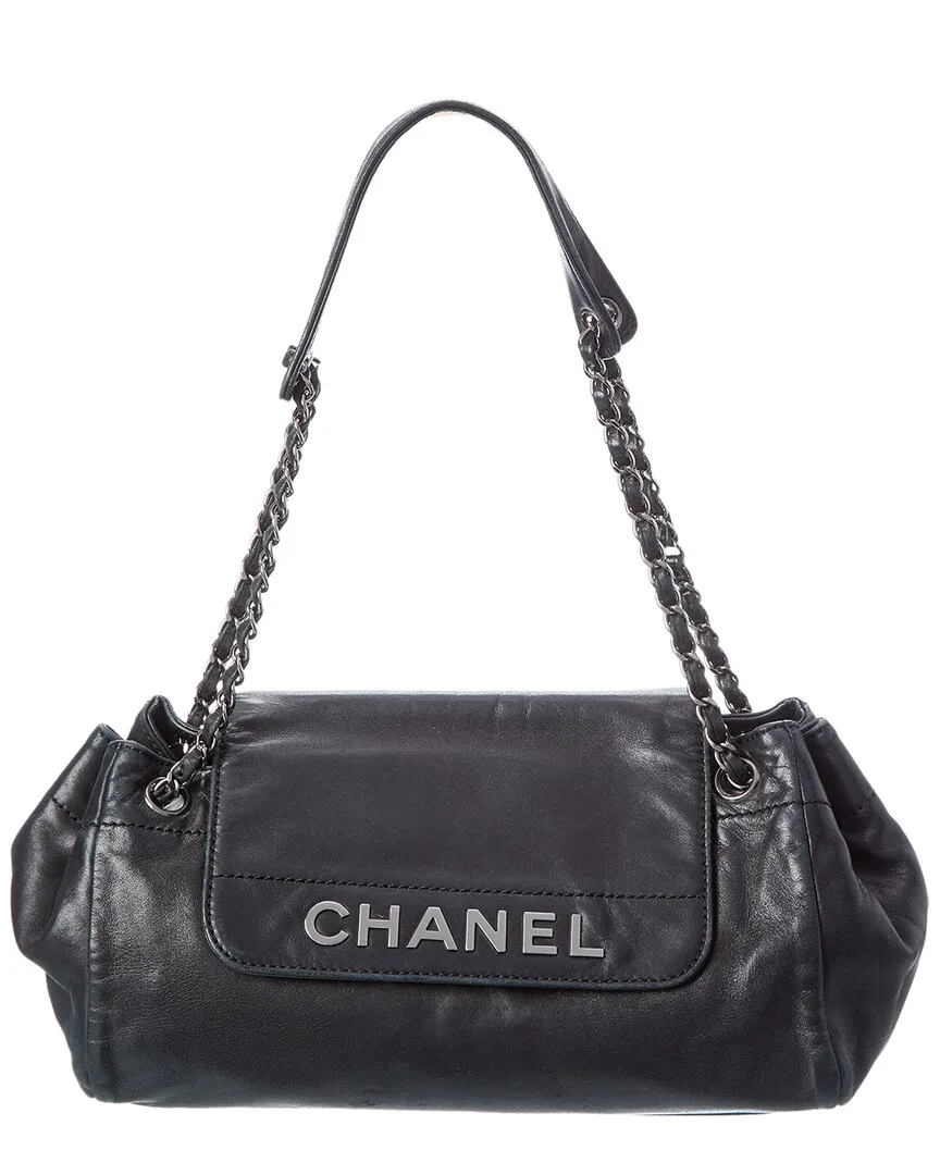 Black Lambskin Leather Cc Tote (authentic Pre-Loved) by CHANEL