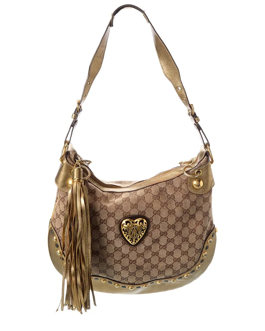 Dark Brown Monogram Canvas Tote (authentic Pre-Loved) by Gucci