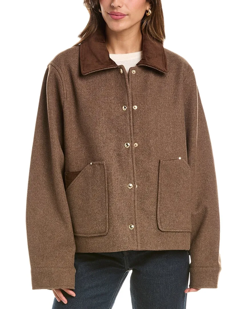 Snap Front Jacket by Sam Edelman