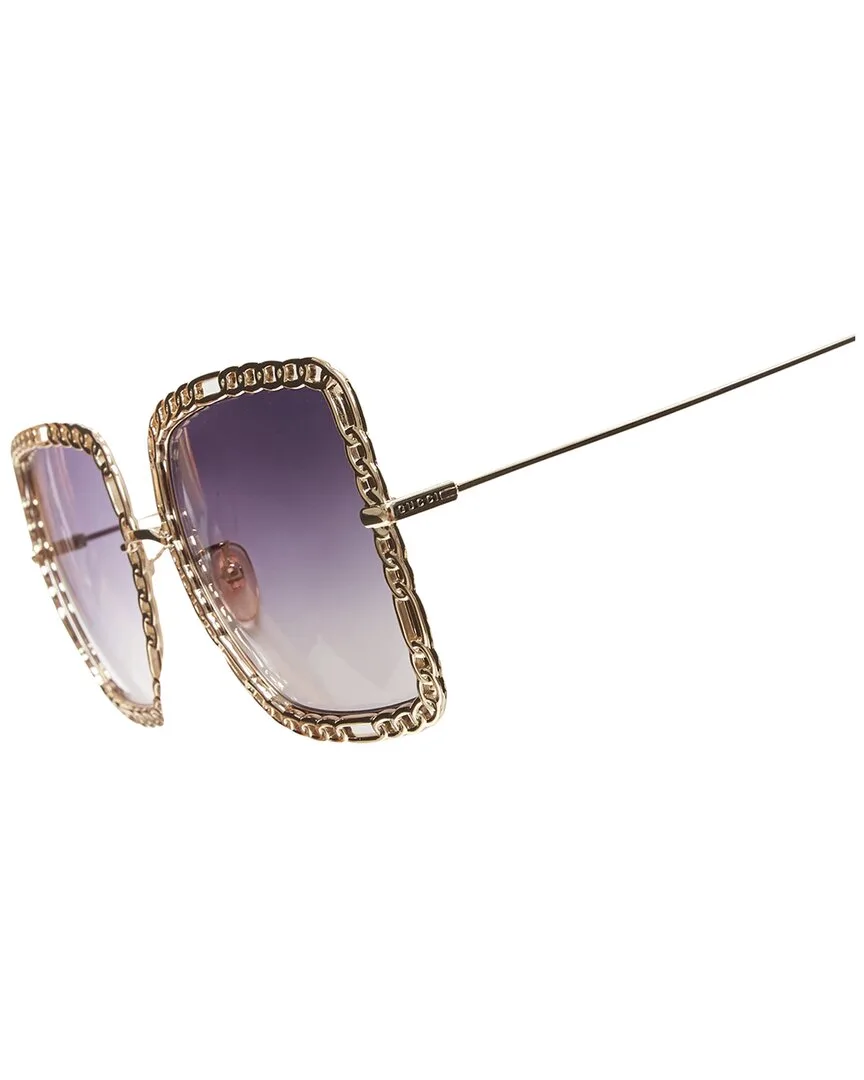 Logo Charm Gold Chain Sunglasses (authentic Pre-Loved) by Gucci