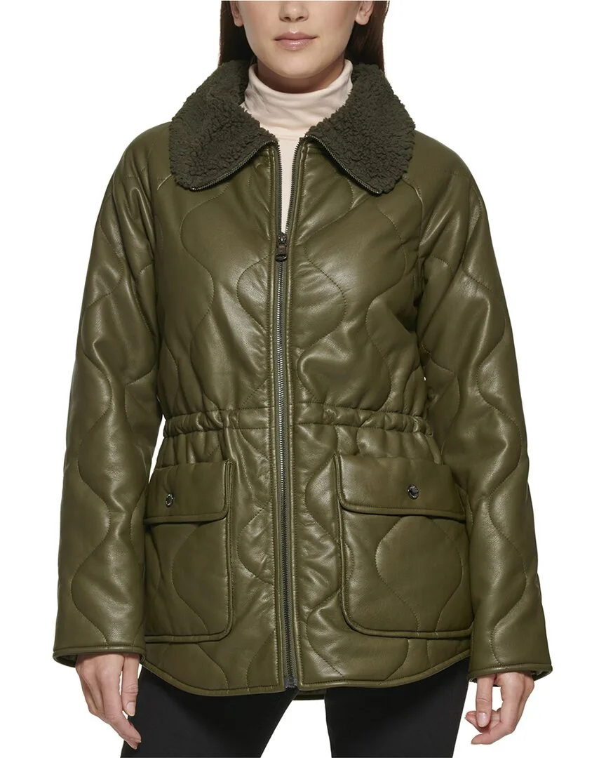 Onion Quilted Coat by Kenneth Cole