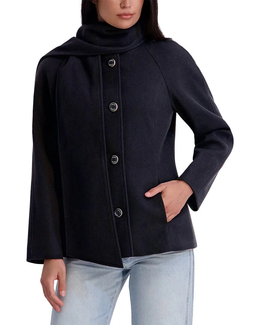 Scarf Neck Coat by Kensie