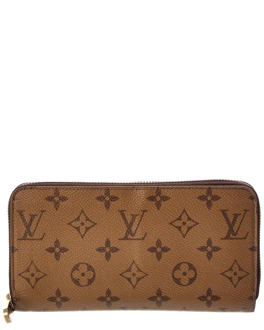 Brown Monogram Reversed Ab Zippy (authentic Pre-Loved)