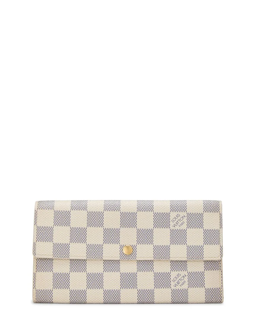 White Damier Azur Sarah (authentic Pre-Loved) by Louis Vuitton