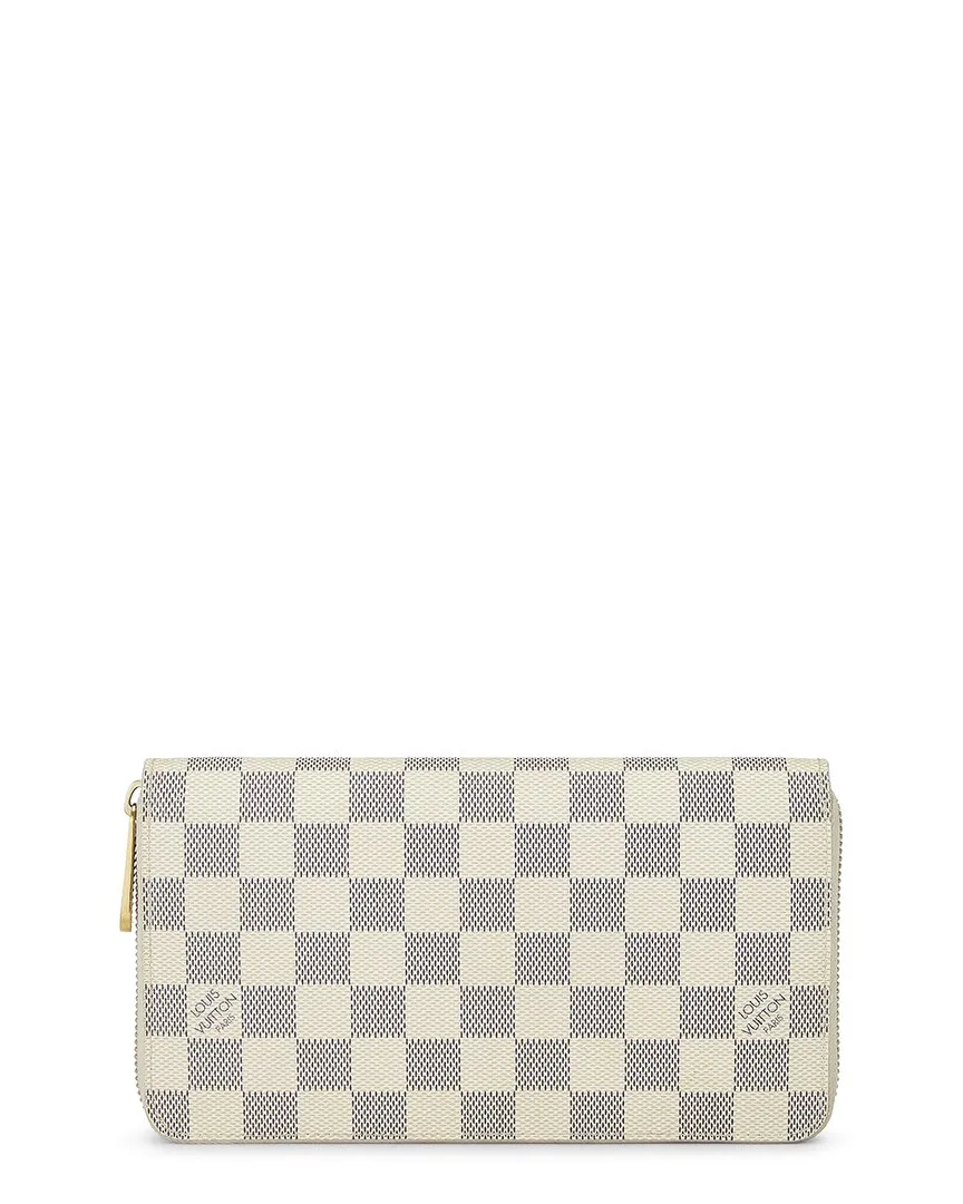 White Damier Azur Zippy Organizer (authentic Pre-Loved)