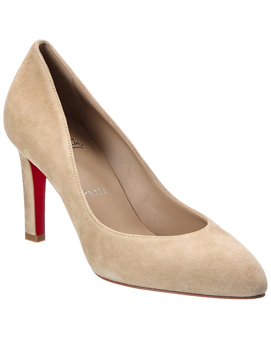 Fannylove 85 Suede Pump by Christian Louboutin