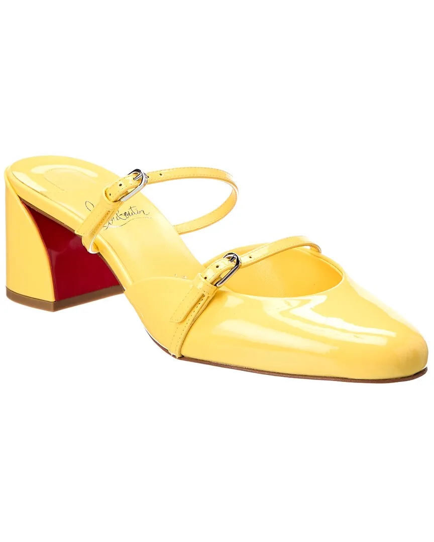 Jane Nina 55 Patent Mule by Christian Louboutin