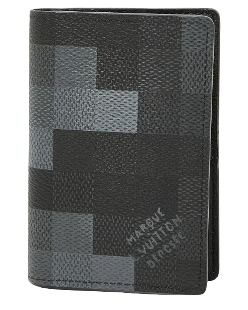 Multicolor Coated/Waterproof Canvas Damouflage Organizer De Poche Card Case (authentic Pre-Loved) by Louis Vuitton