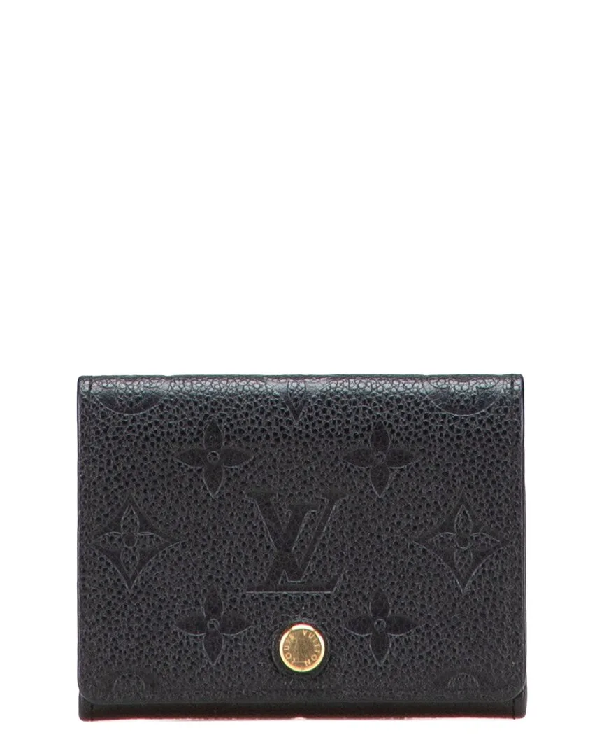 Black Envelope Carte De Visite Bifold Wallet (authentic Pre-Loved)