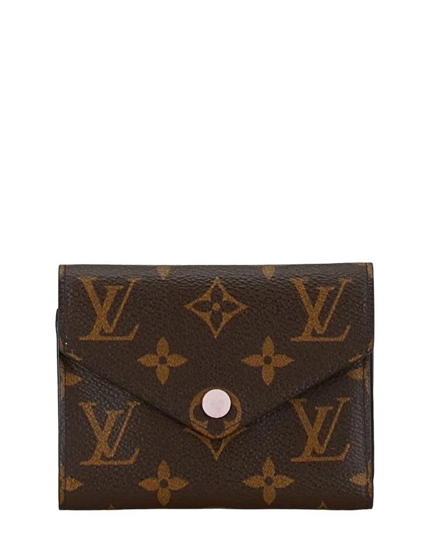 Multicolor Coated/Waterproof Canvas Portefeuille Victorine Wallet (authentic Pre-Loved)