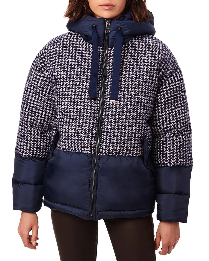 Short Wool-Blend Puffer Coat by Bernardo