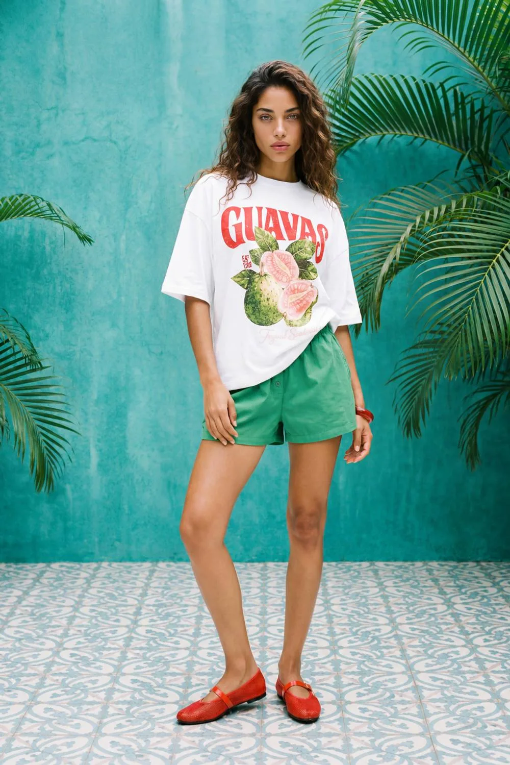 Guavas Printed T-Shirt by boohoo