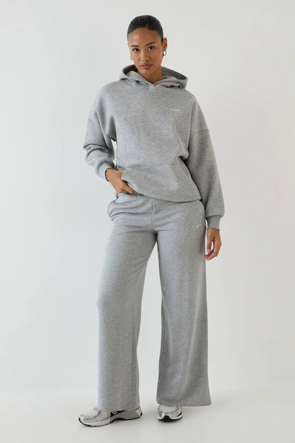 DSGN Studio Chrome Straight Leg Jogger Pants by Dsgn Studio