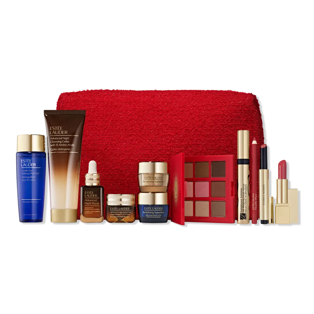 12-Piece Holiday Blockbuster 9 Full-Sizes + More Makeup Gift Set by Estee Lauder