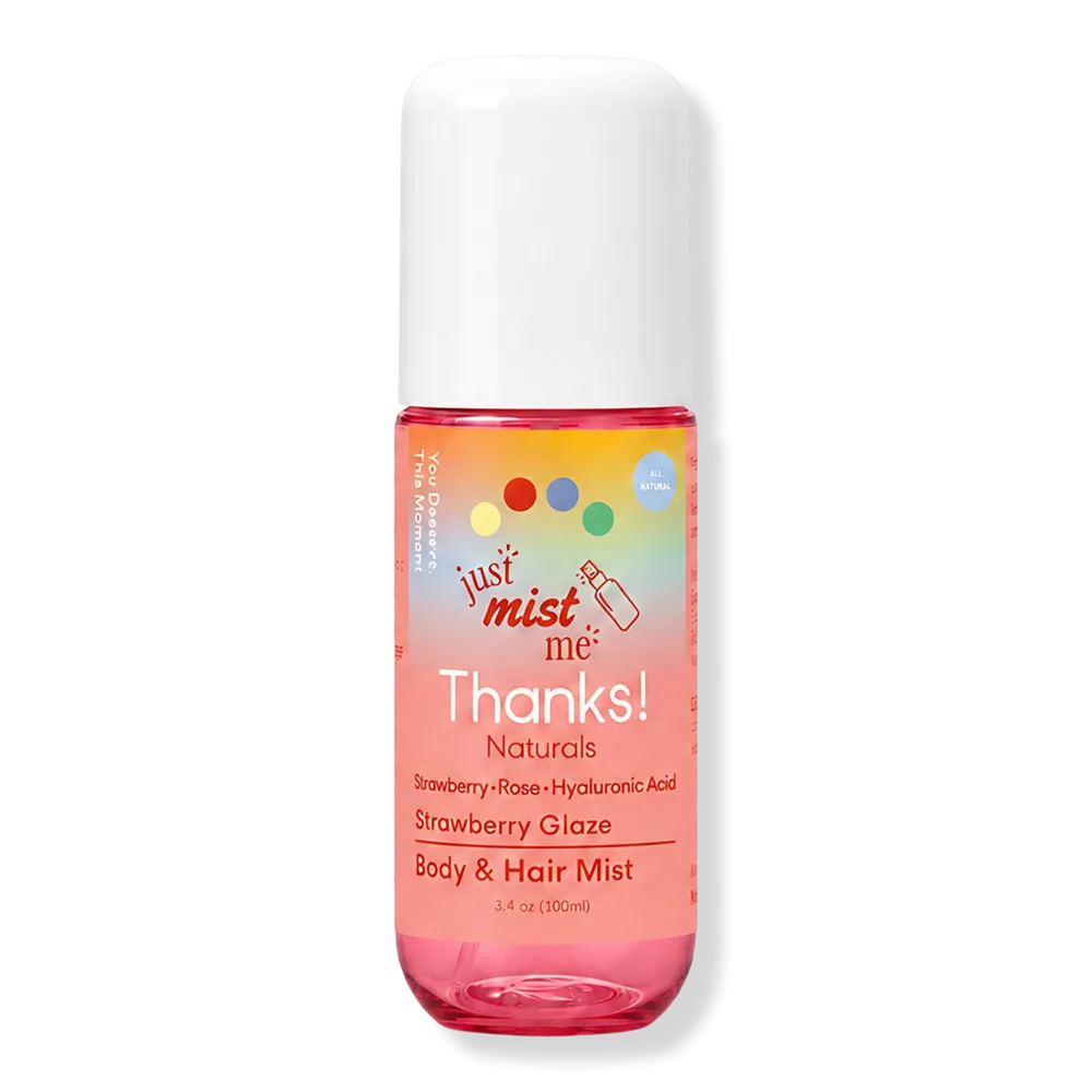 Strawberry Glaze Body & Hair Mist by Thanks! Naturals