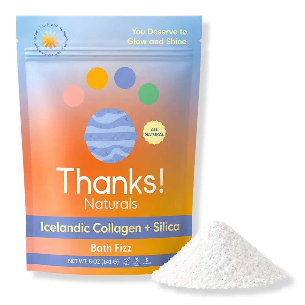 Icelandic Collagen + Silica Bath Fizz by Thanks! Naturals