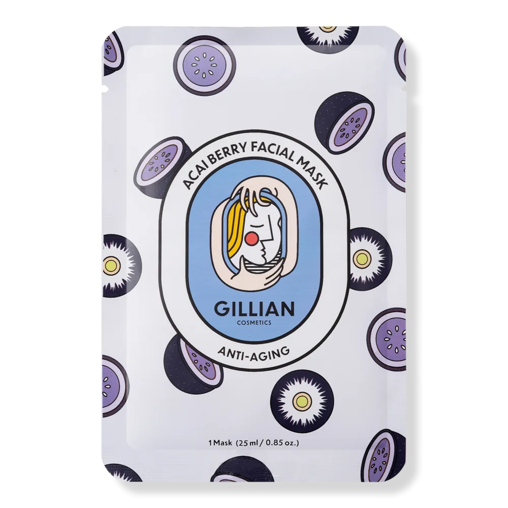 Acai Berry Anti-Aging Sheet Mask by Gillian Cosmetics
