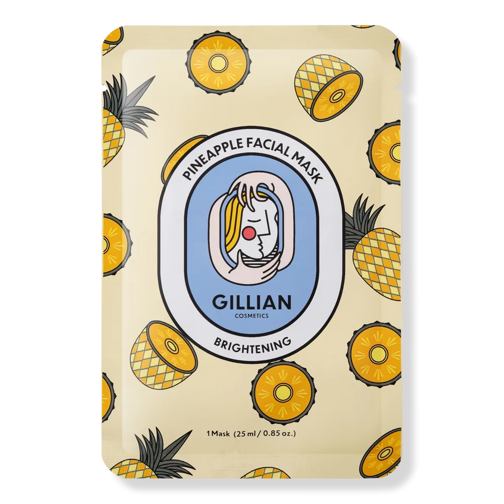 Pineapple Brightening Sheet Mask by Gillian Cosmetics