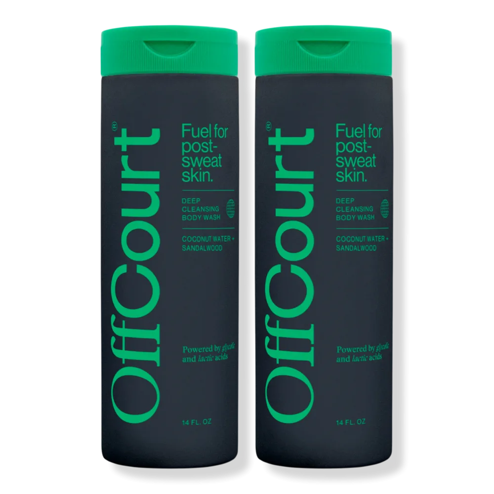 Coconut Water + Sandalwood Body Wash Duo Pack by OffCourt