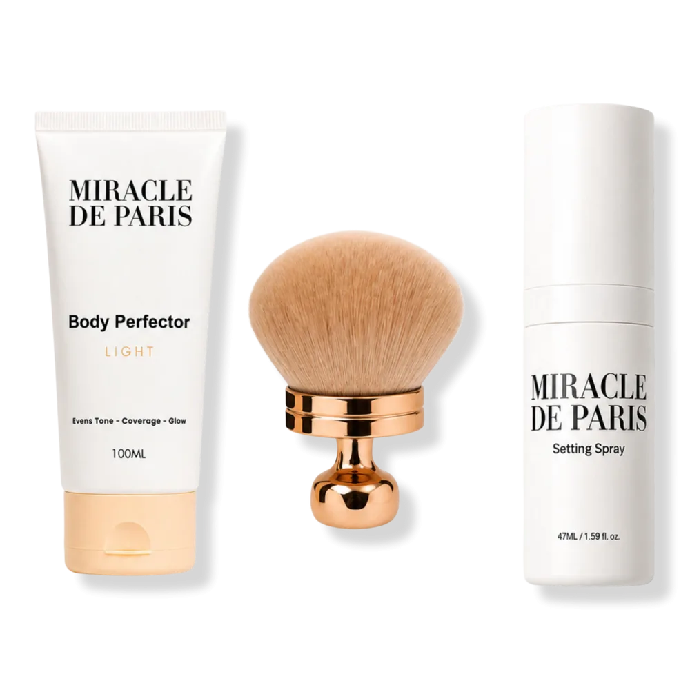 Body Perfector, Body Brush + Setting Spray Bundle by Miracle de Paris
