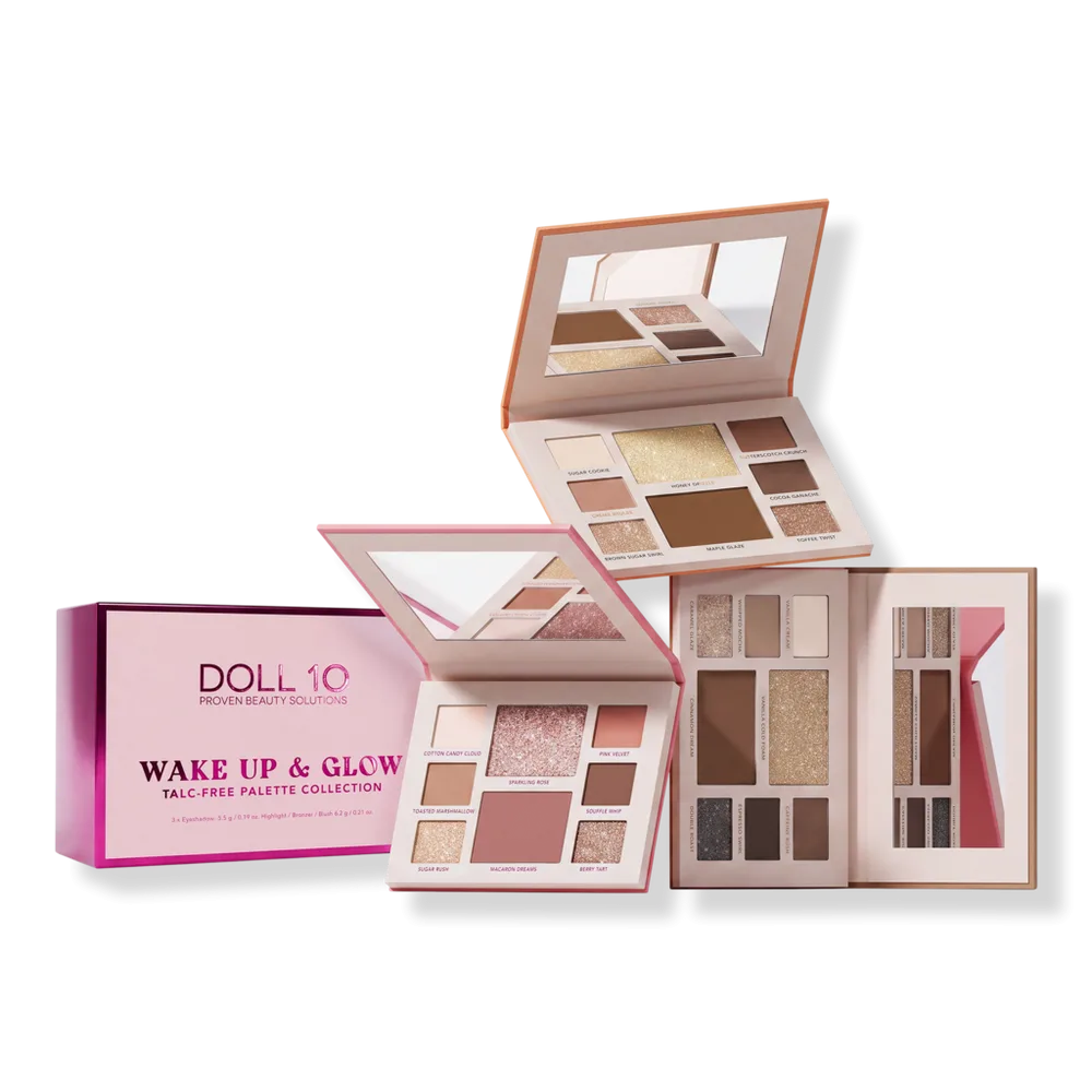 Wake Up and Glow Talc-Free Palette Collection by Doll 10