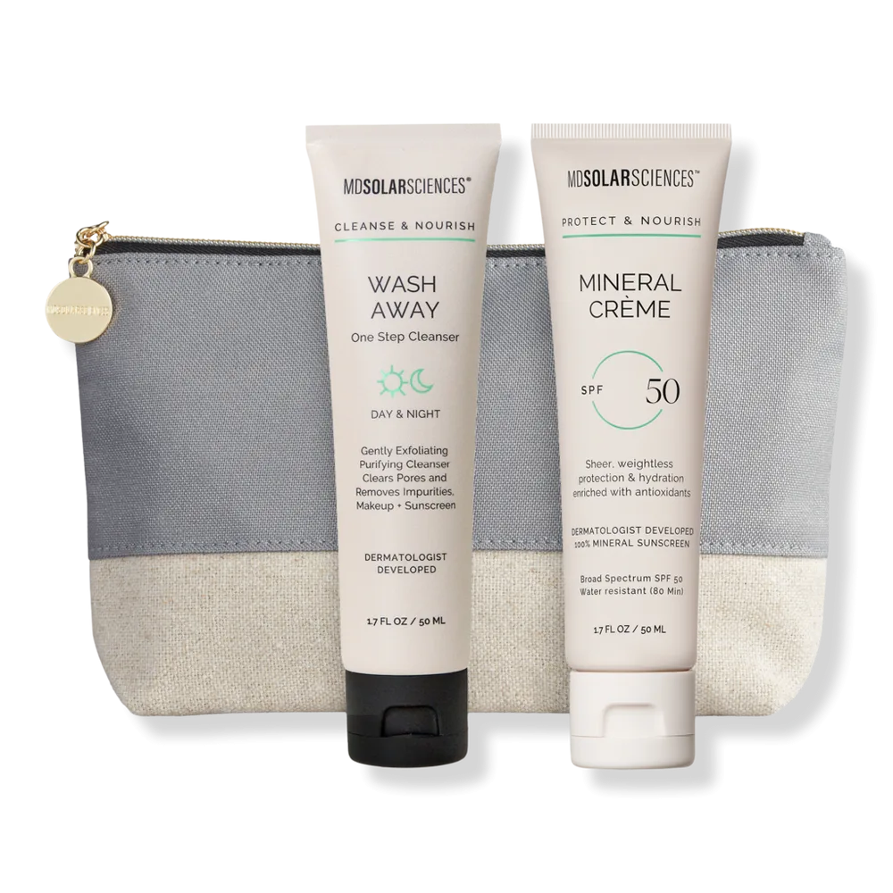 Sensitive Skin Bundle - Mineral SPF & Gentle Facial Cleanser by MDSolarSciences
