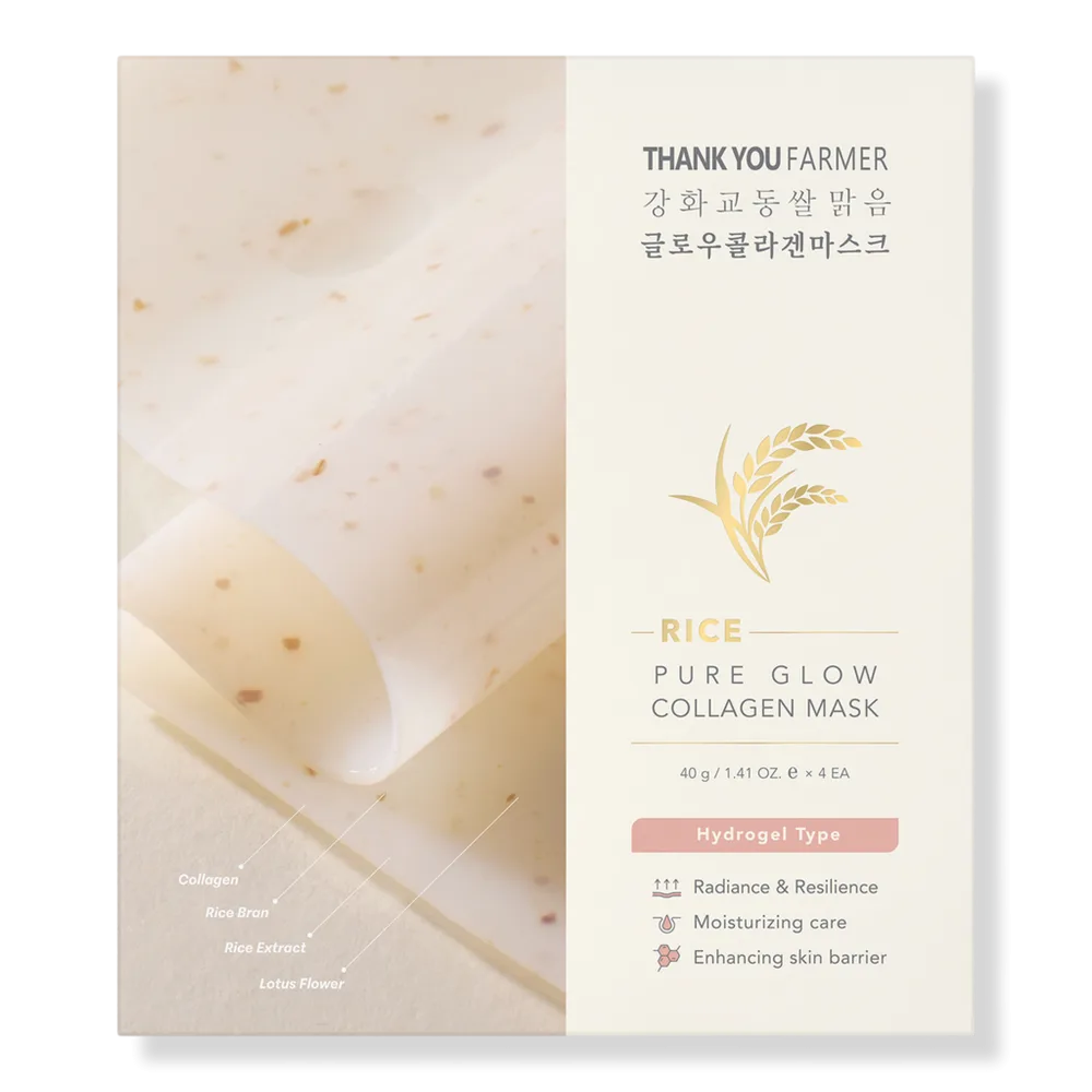Rice Pure Glow Collagen Mask by Thank You Farmer