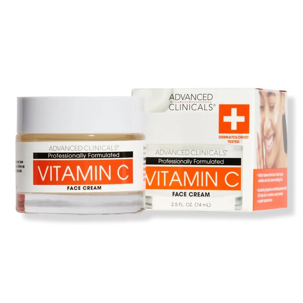 Vitamin C Brightening Face Gel Cream by Advanced Clinicals