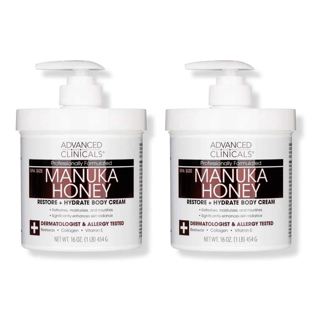 Manuka Honey Restore + Hydrate Body Cream by Advanced Clinicals