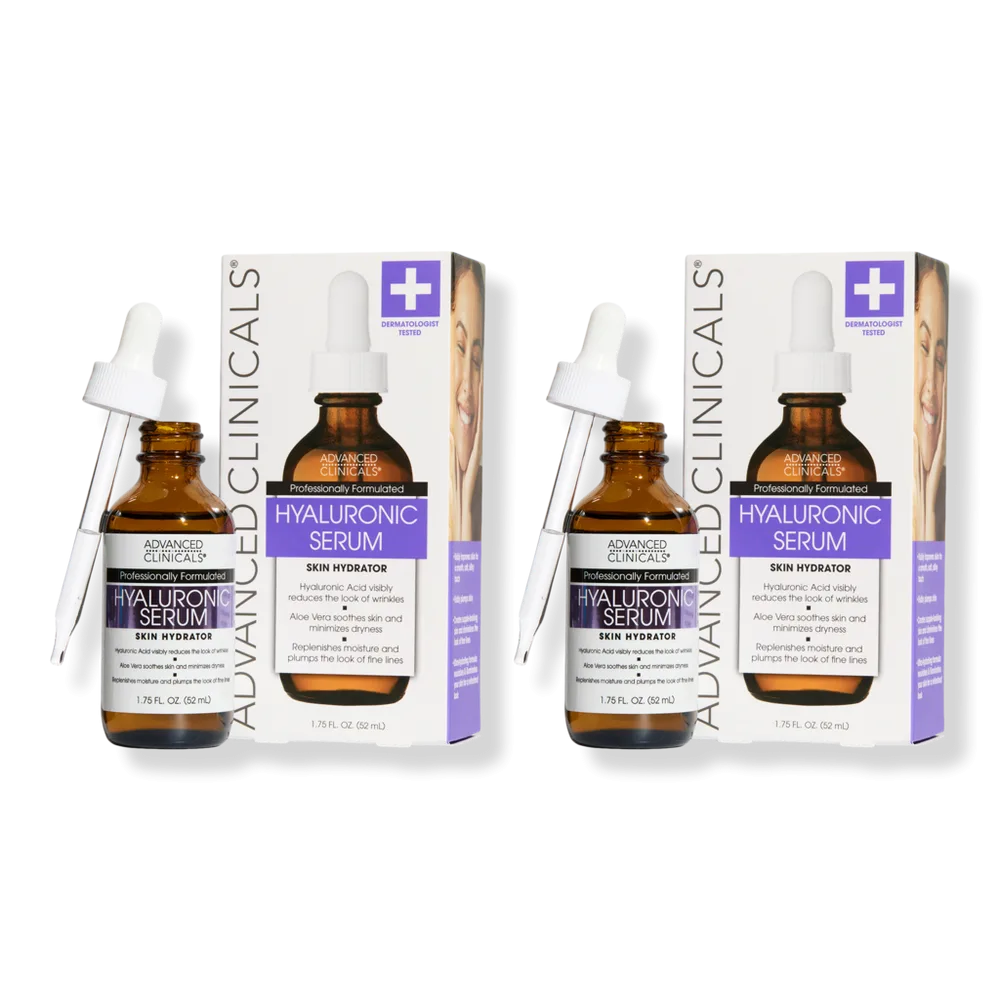 Hyaluronic Acid Face Serum by Advanced Clinicals