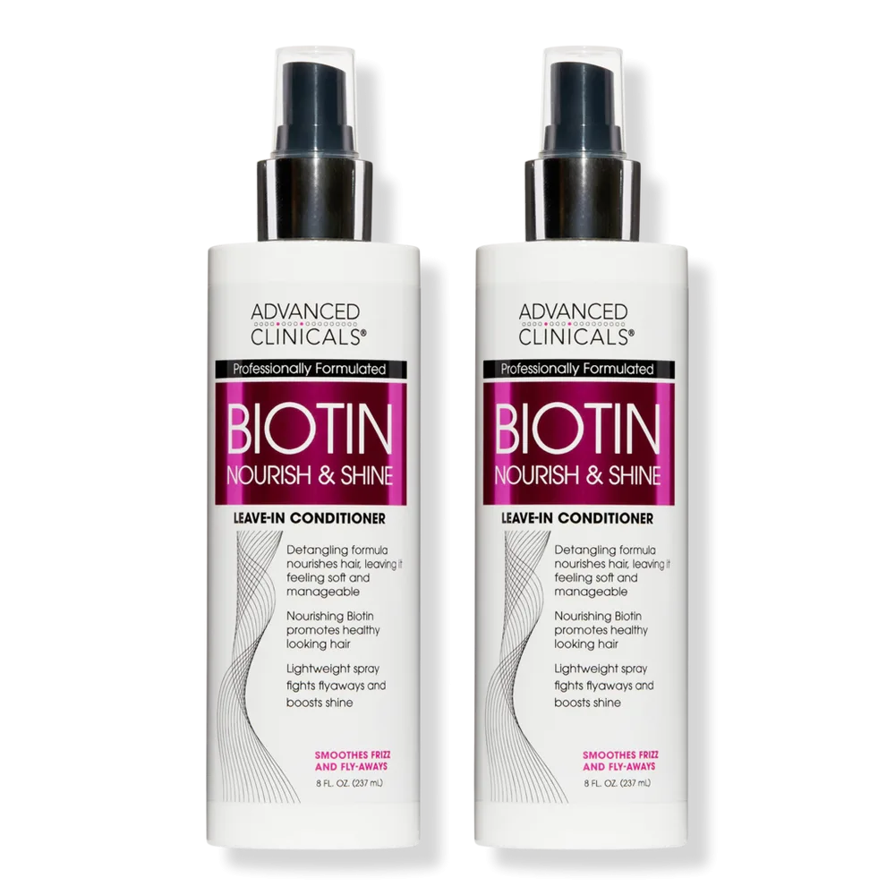 Biotin Nourish & Shine Leave in Hair Conditioner by Advanced Clinicals
