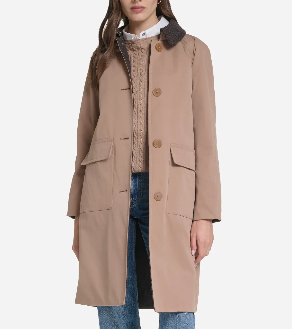 Reversible Mac Rain Coat by Cole Haan