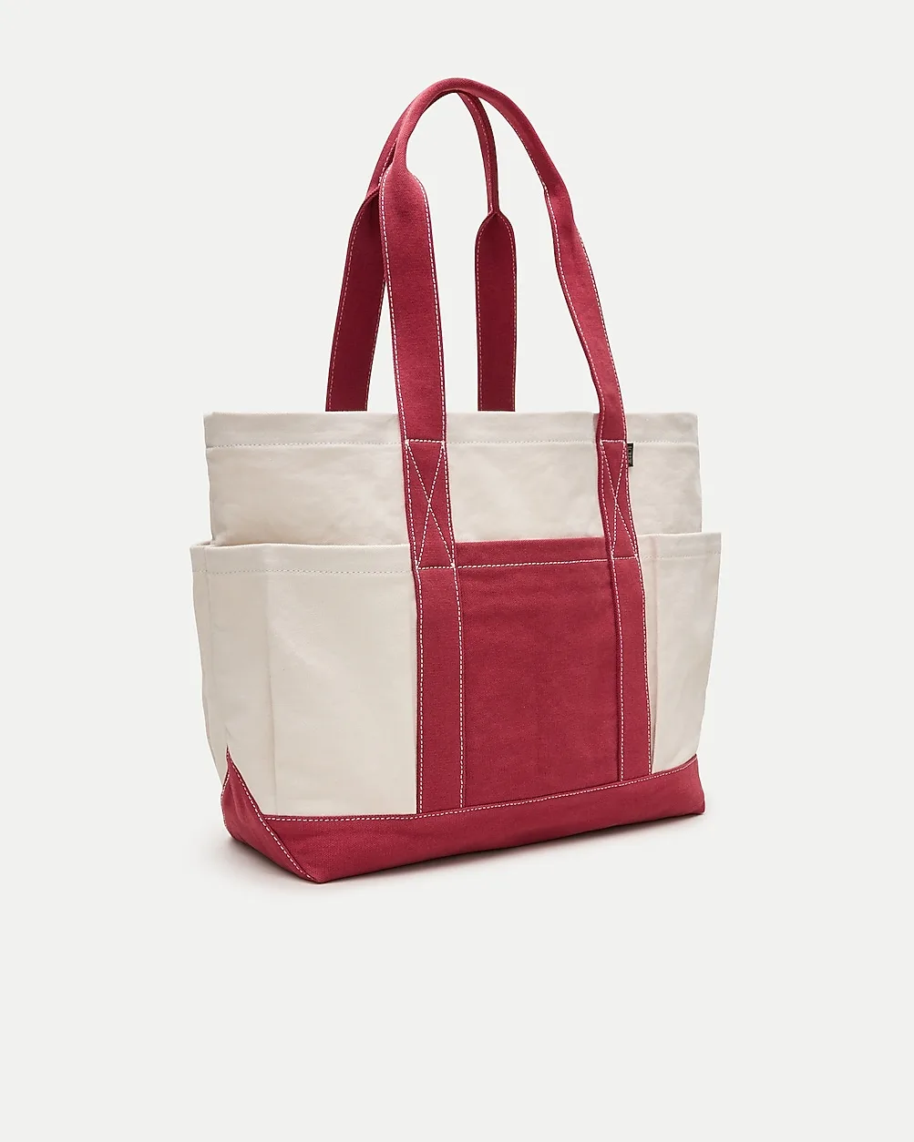 Medium Seaport Tote Bag in Washed Canvas by J.Crew