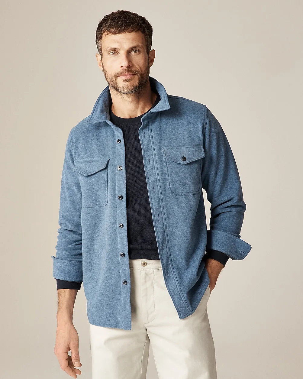 Seaboard Soft-Knit Shirt by J.Crew