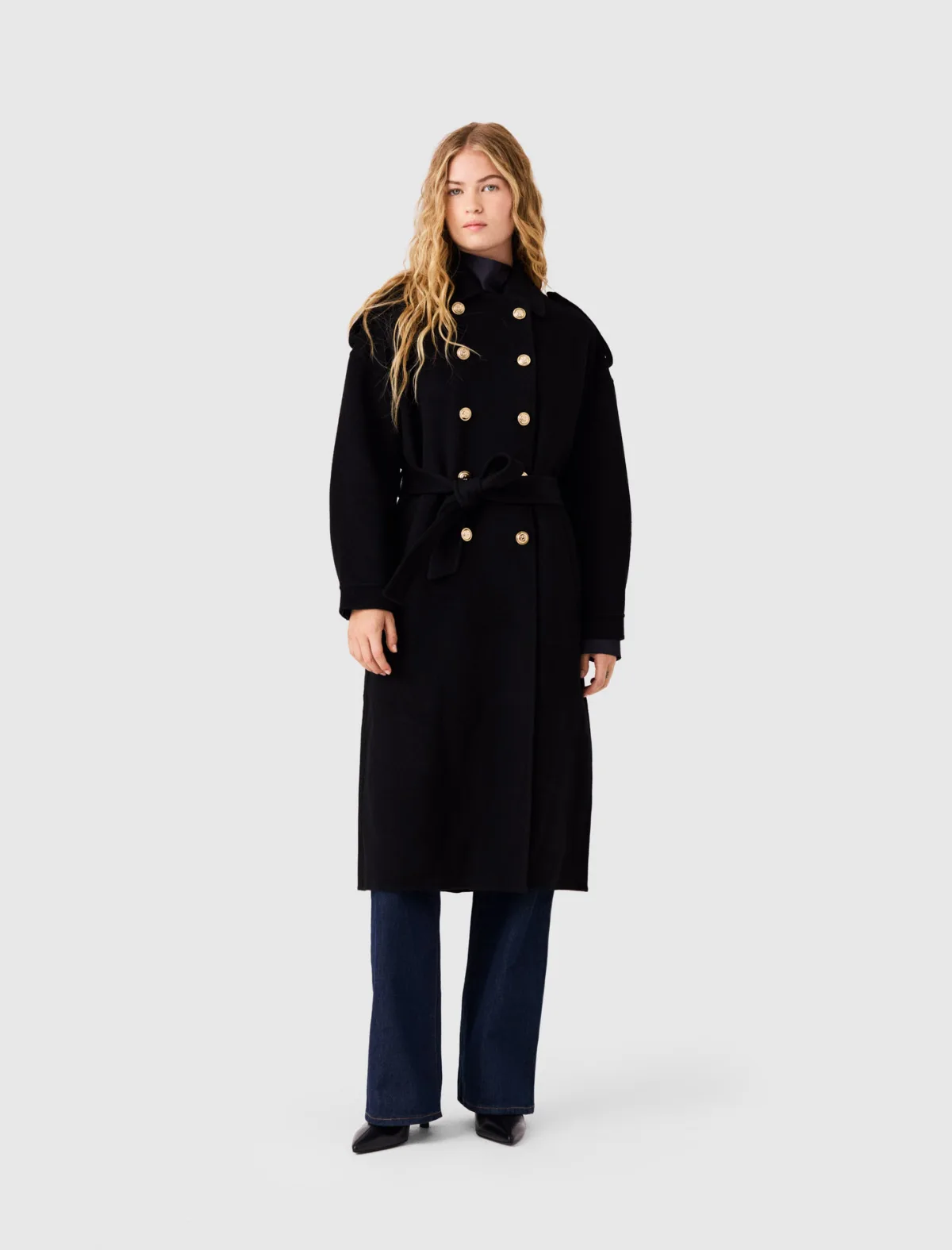 Long Double-Faced Coat by Maje