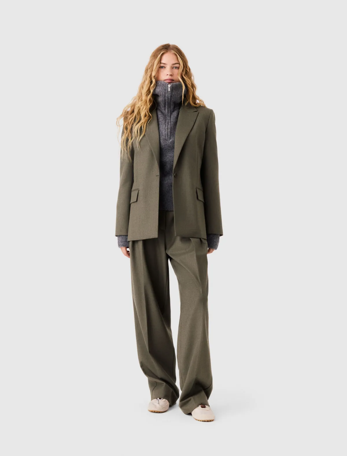 Single-Breasted Suit Jacket by Maje