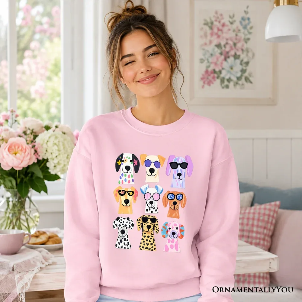 Dog Lover Graphic Sweatshirt by OrnamentallyYou