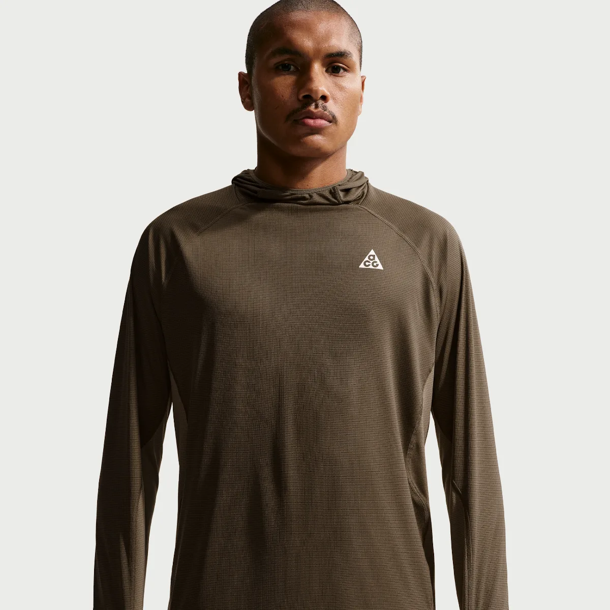 Nike ACG Solar Chase Dri-FIT UV Protection Hooded Trail Running Top by Nike